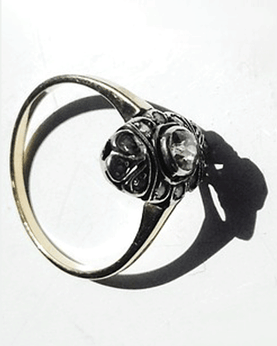 NANA 14k Princess Mothers Ring with